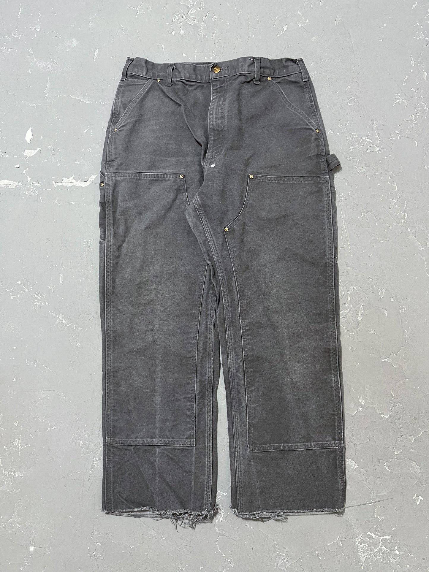 Carhartt Slate Gray Double Knee Pants [33 x 30]