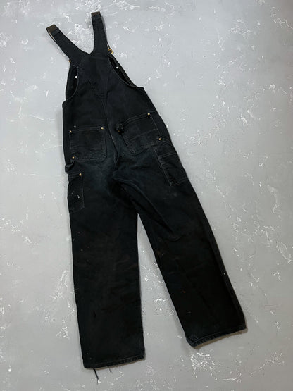 Carhartt Black Painted Overalls [30 x 30]