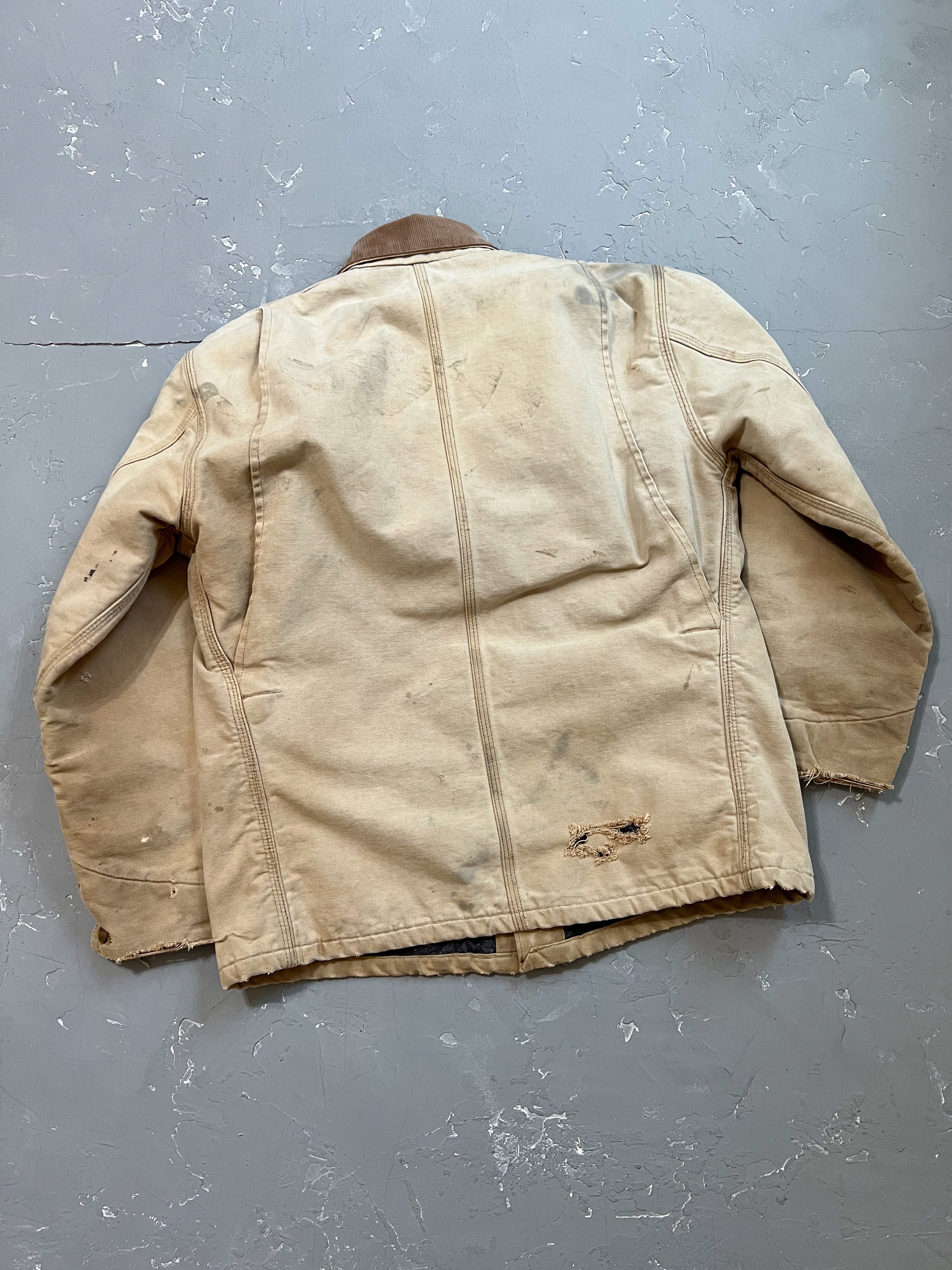 1990s Carhartt Sun Bleached Chore Jacket [M]