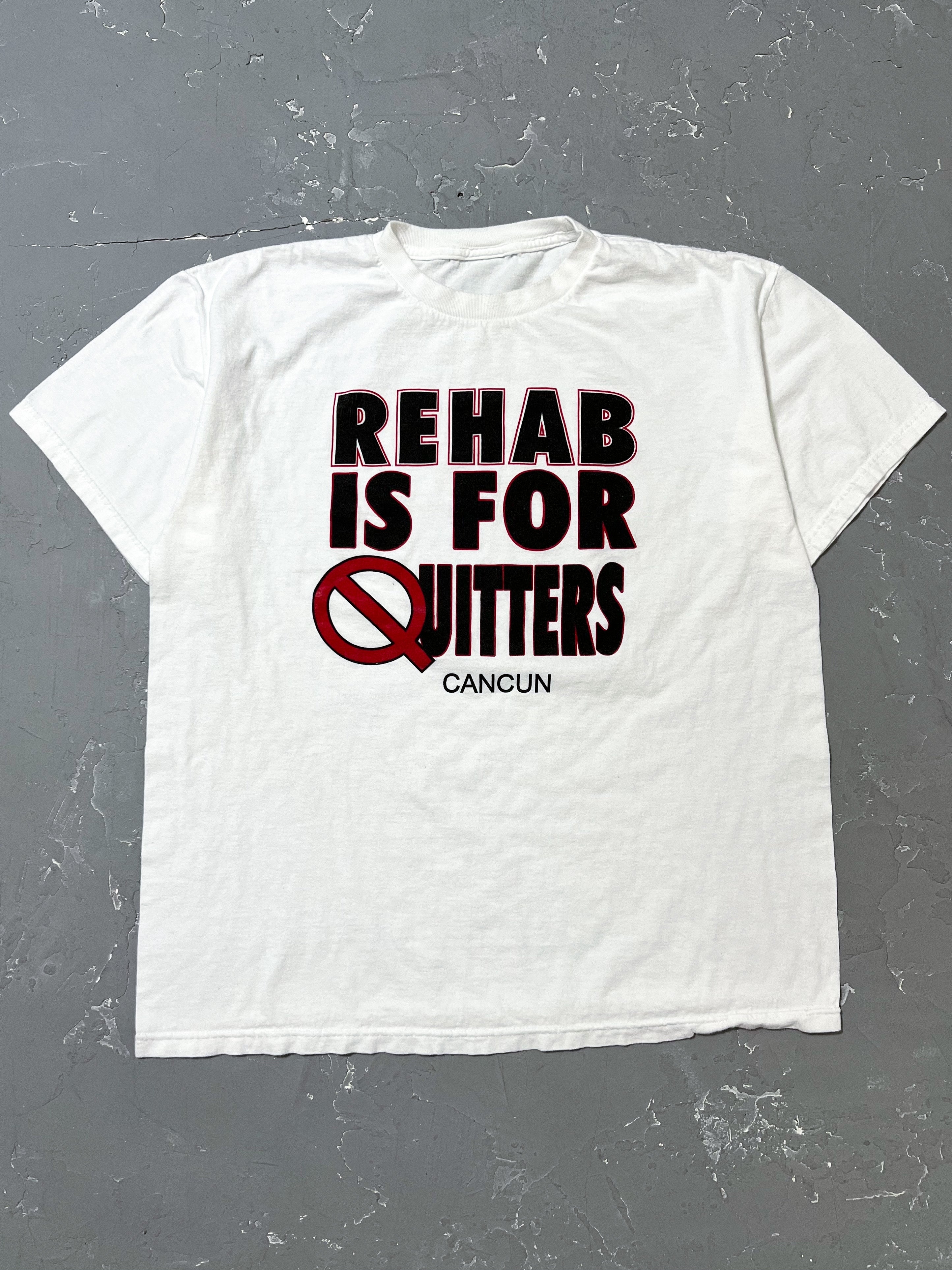2000s “Rehab is for Quitters” Tee [XL]