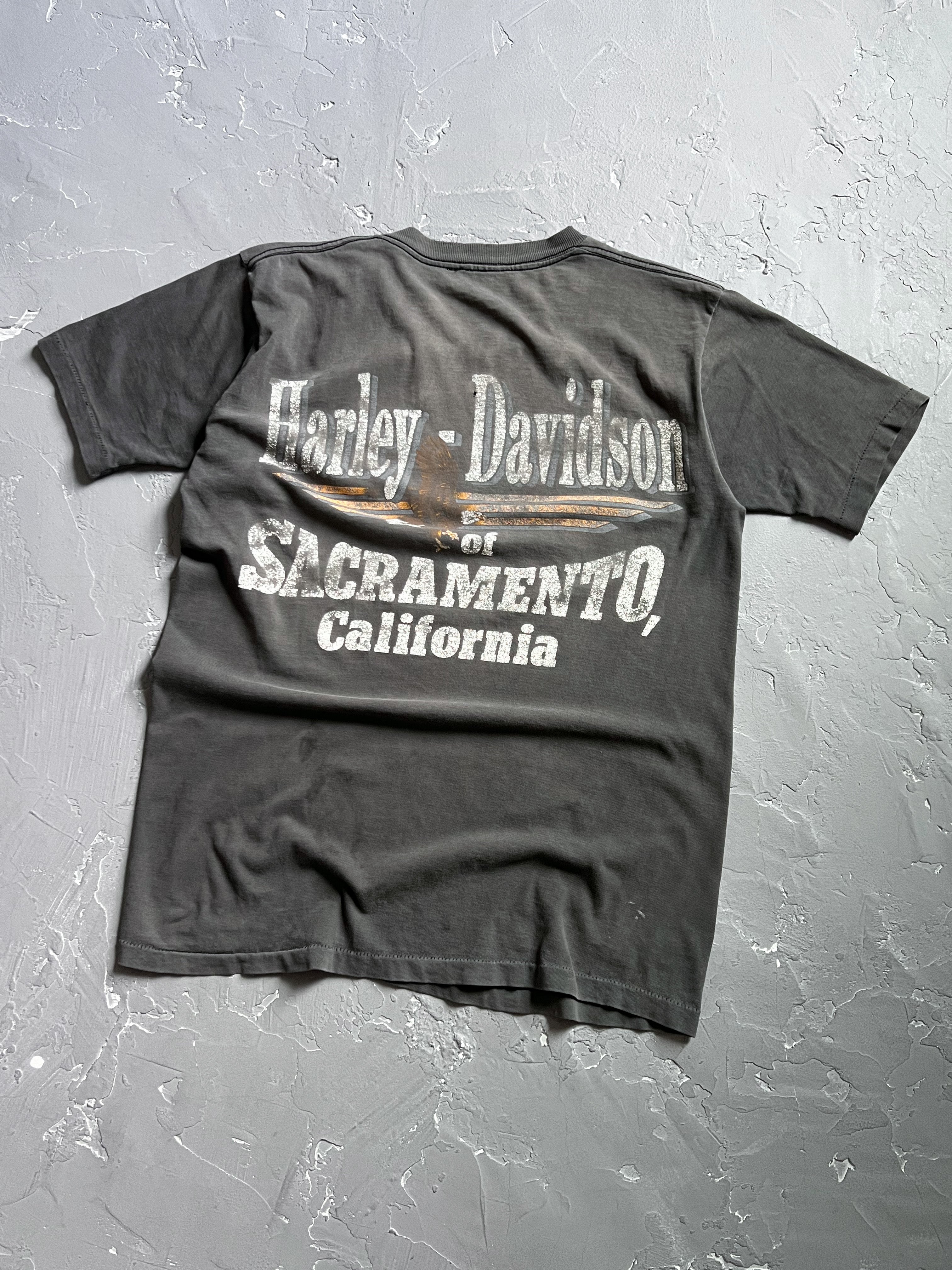 1980s Faded Black “If I Have To Explain..” Harley Davidson Tee [M]