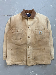 1990s Carhartt Sun Bleached Chore Jacket [M]