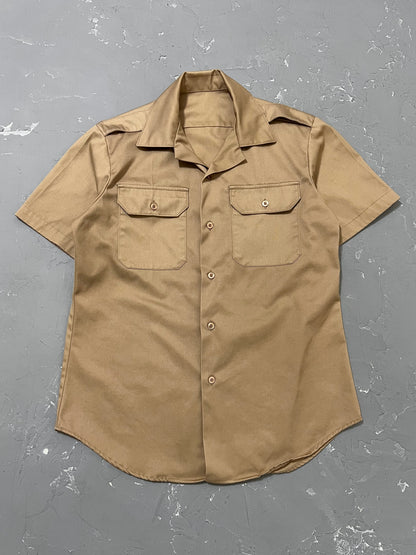 1970s US Army Camp Collar Shirt [M]