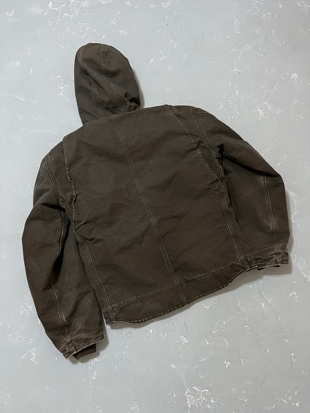 Carhartt Chocolate Hooded Work Jacket [M]