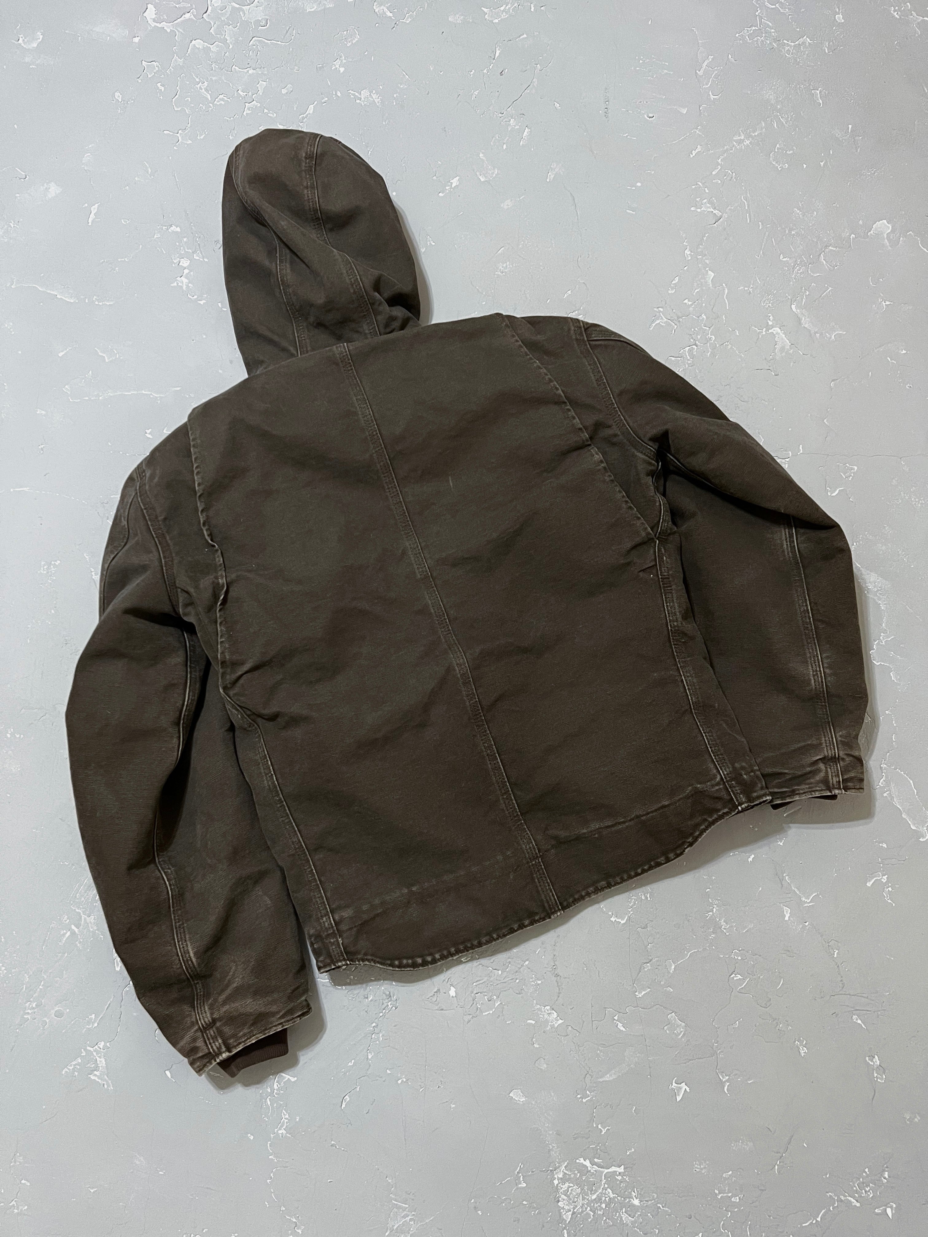 Carhartt Chocolate Hooded Work Jacket [M]