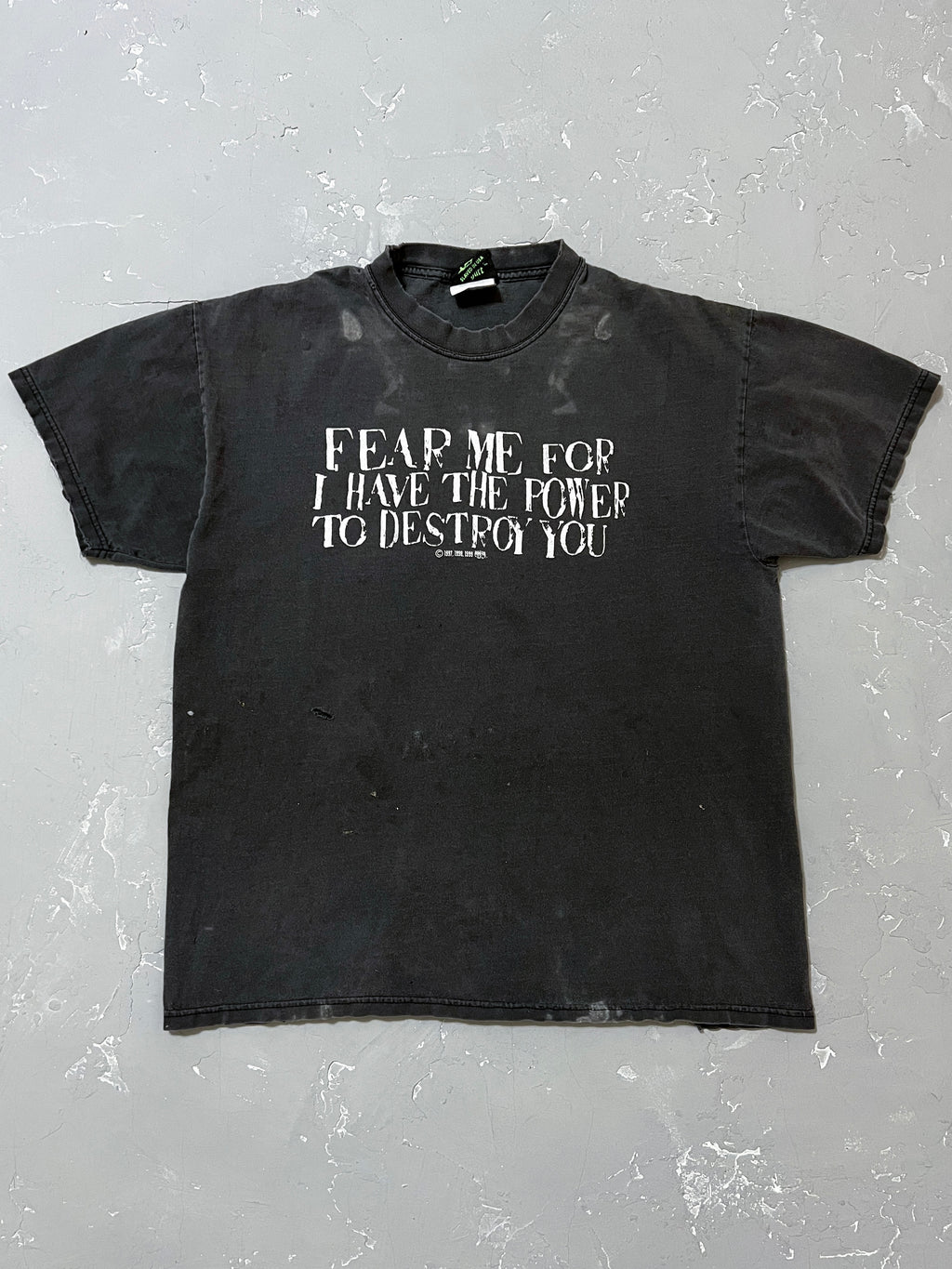 1999 Sun Bleached “Fear Me” Tee [L]