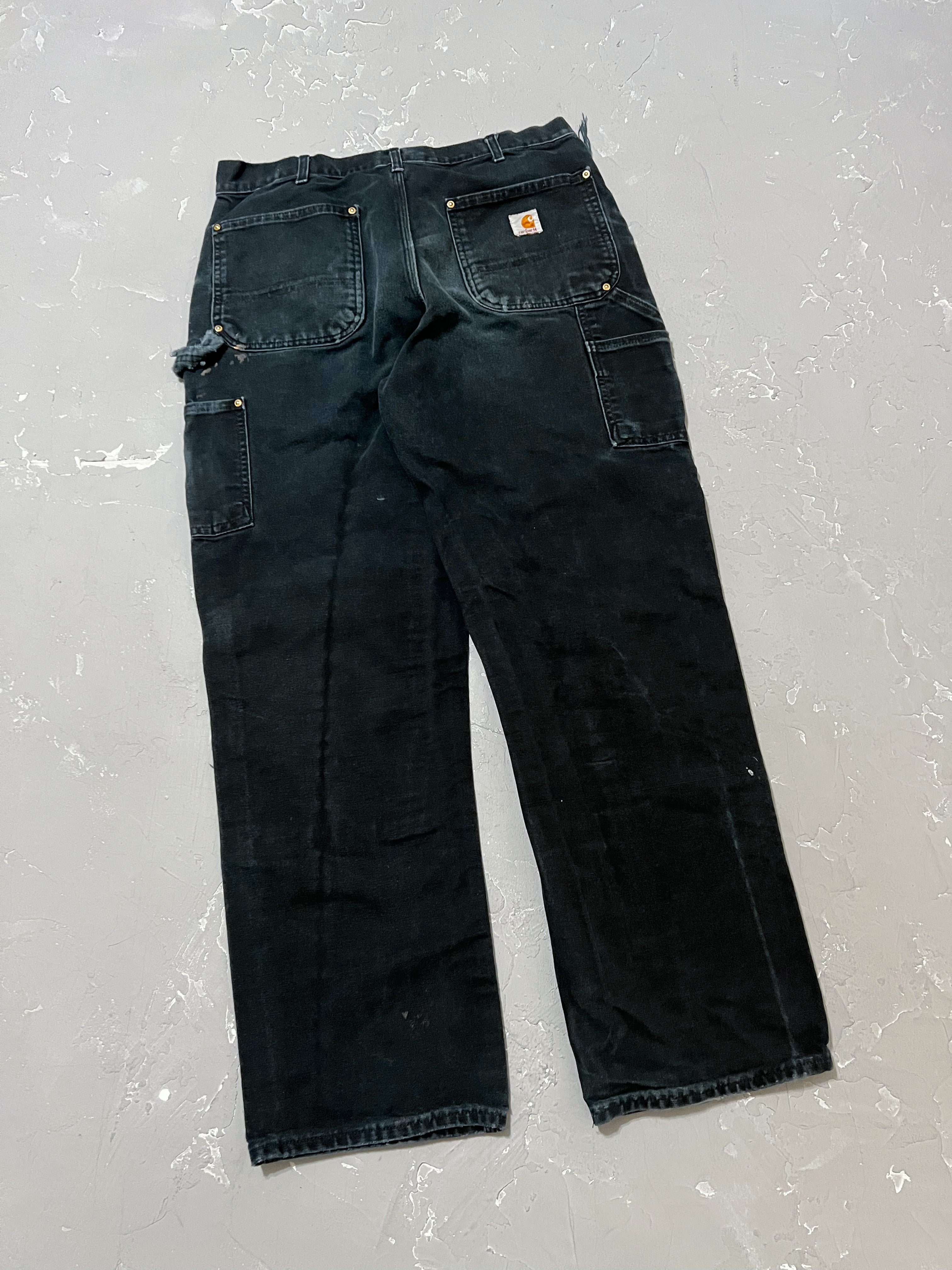 Carhartt Faded Black Double Knee Pants [33 x 32]