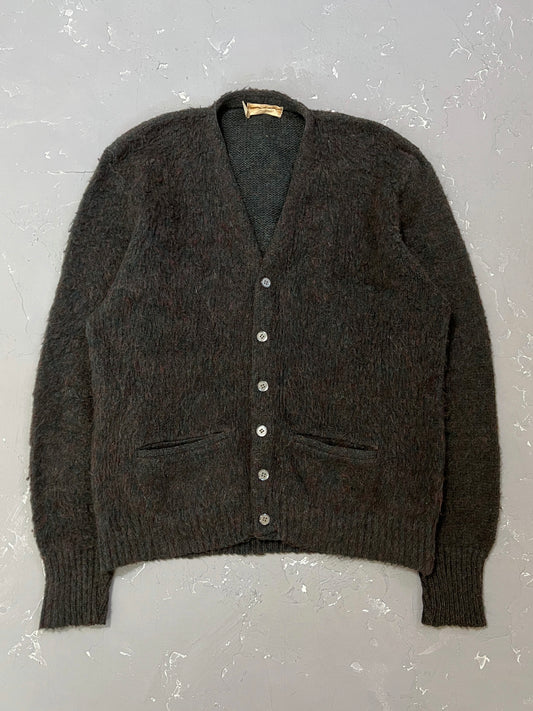 1960s Shaggy Mohair Cardigan [M]