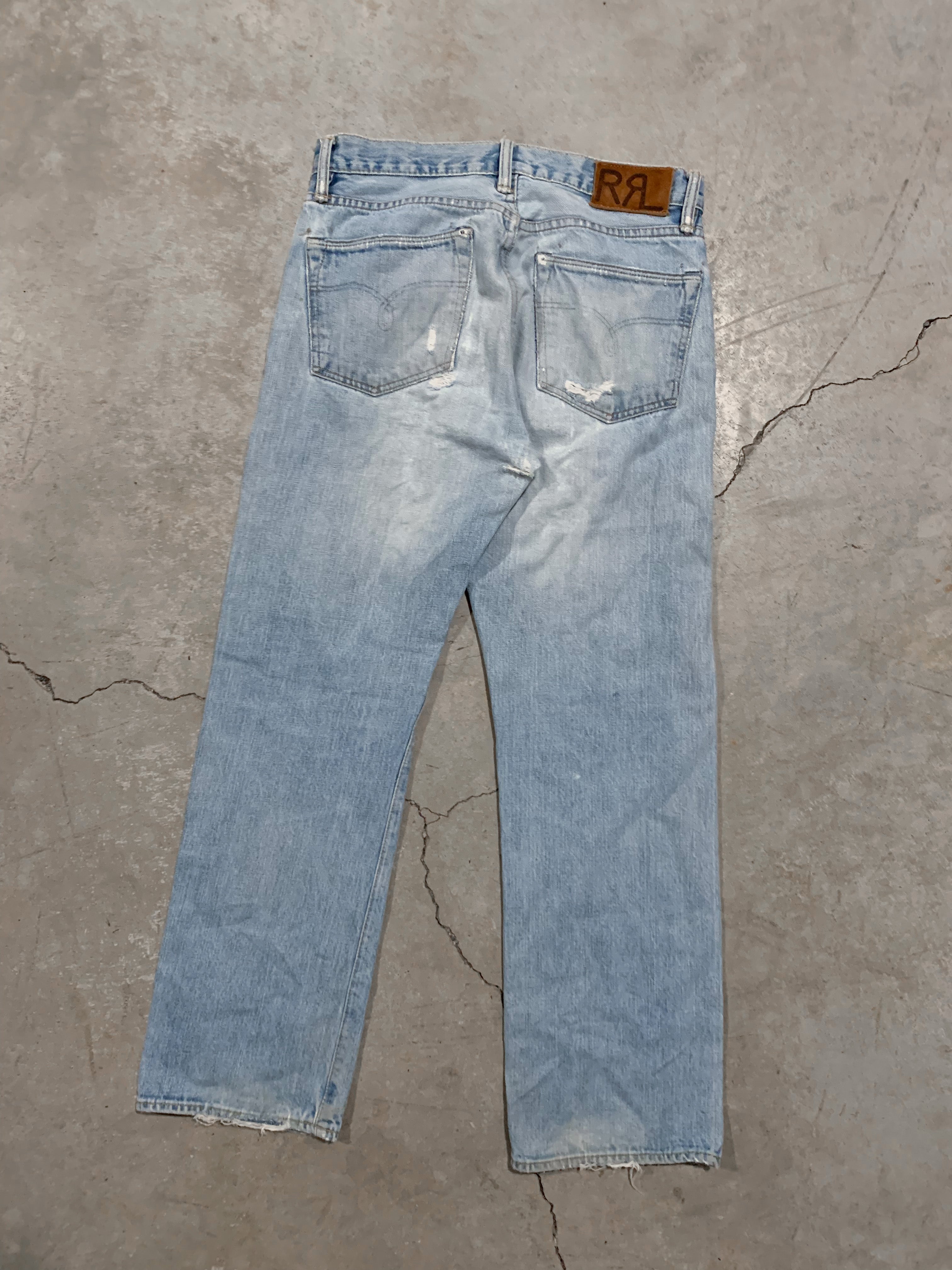 1990s RRL Japan Woven Selvedge Jeans [31 x 29]