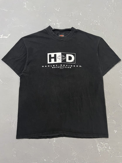 2000 Faded Black Harley Davidson Tee [XL]