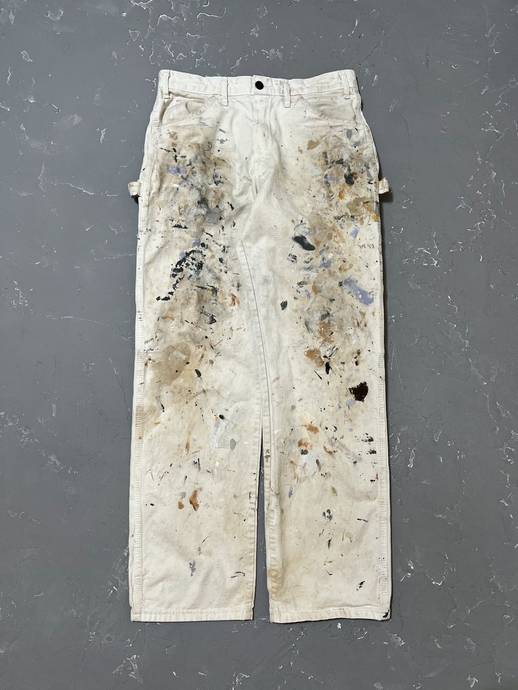 Dickies White Painted Work Pants [31 x 31]