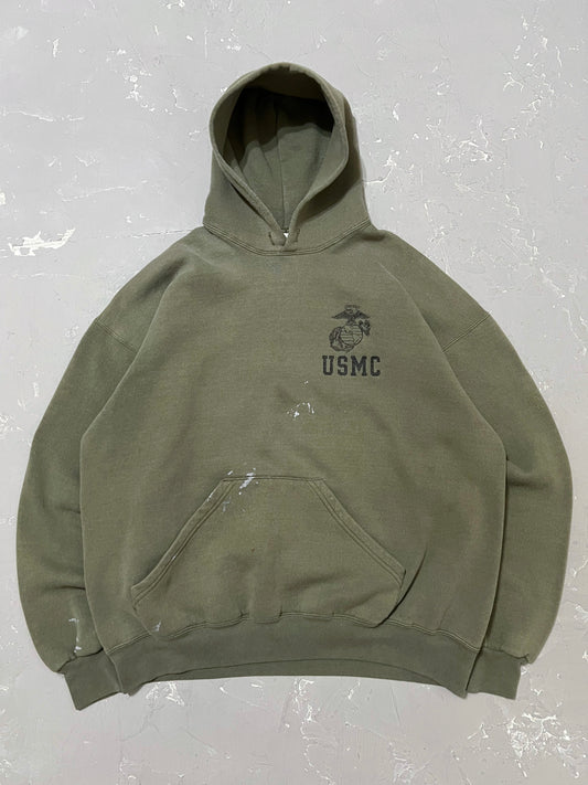 1990s Painted USMC Hoodie [XL]