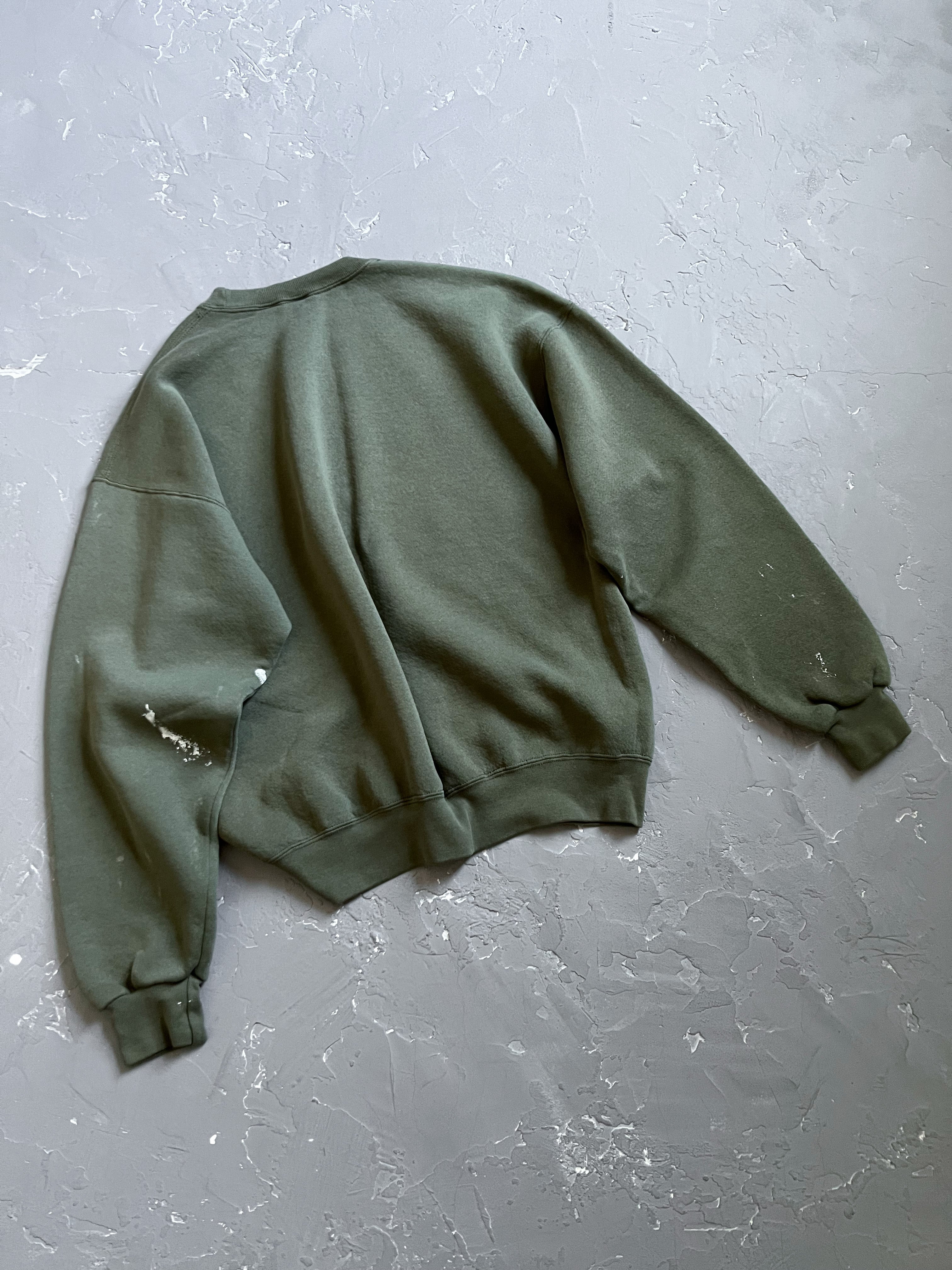 1990s Painted USMC Sweatshirt [XL]