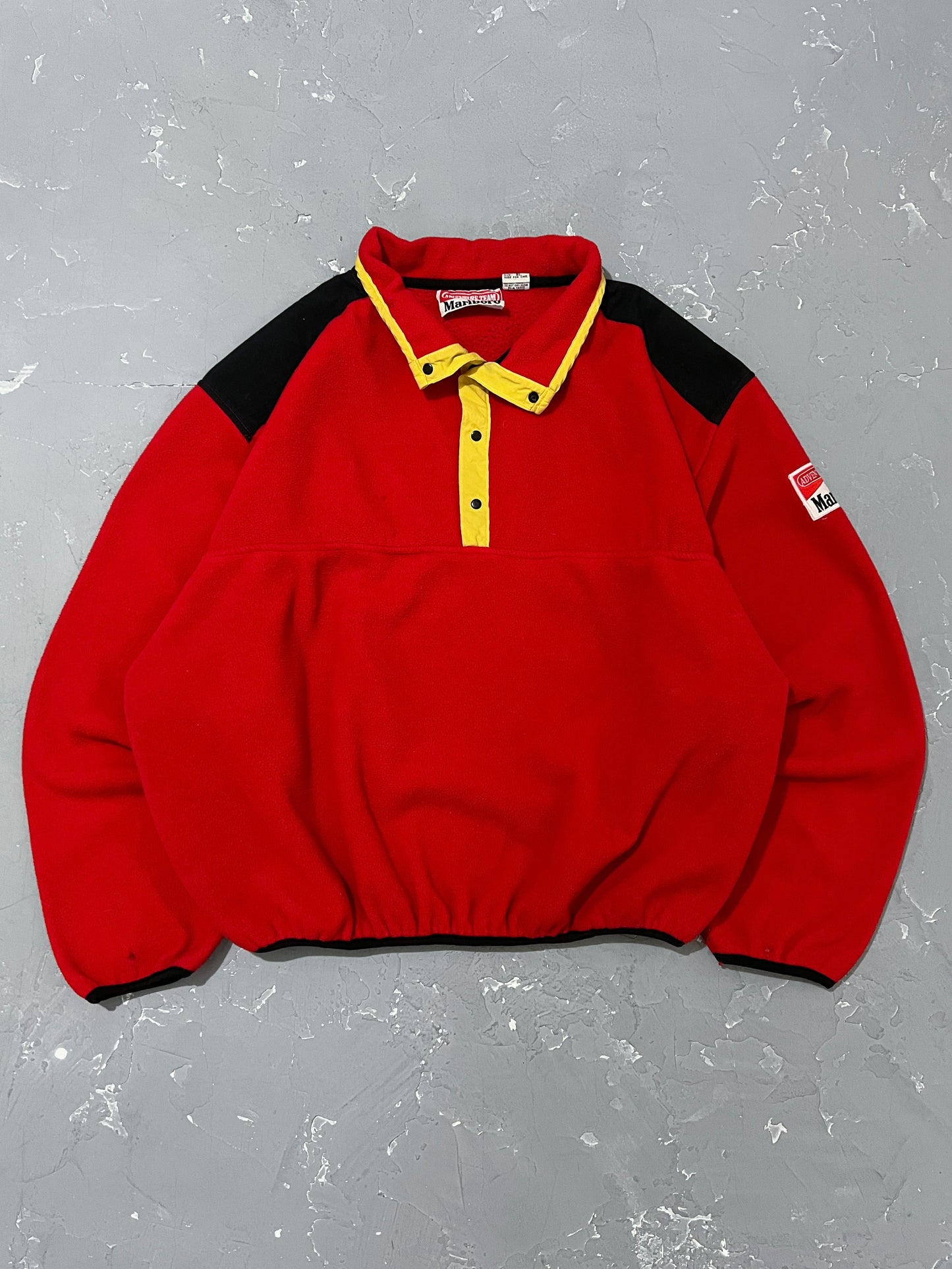 1990s Marlboro Fleece Pullover Jacket [XL]