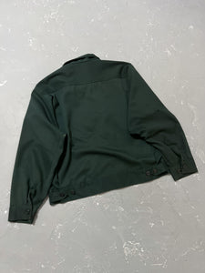 1980s Forest Green Cropped Mechanic’s Jacket [XL]