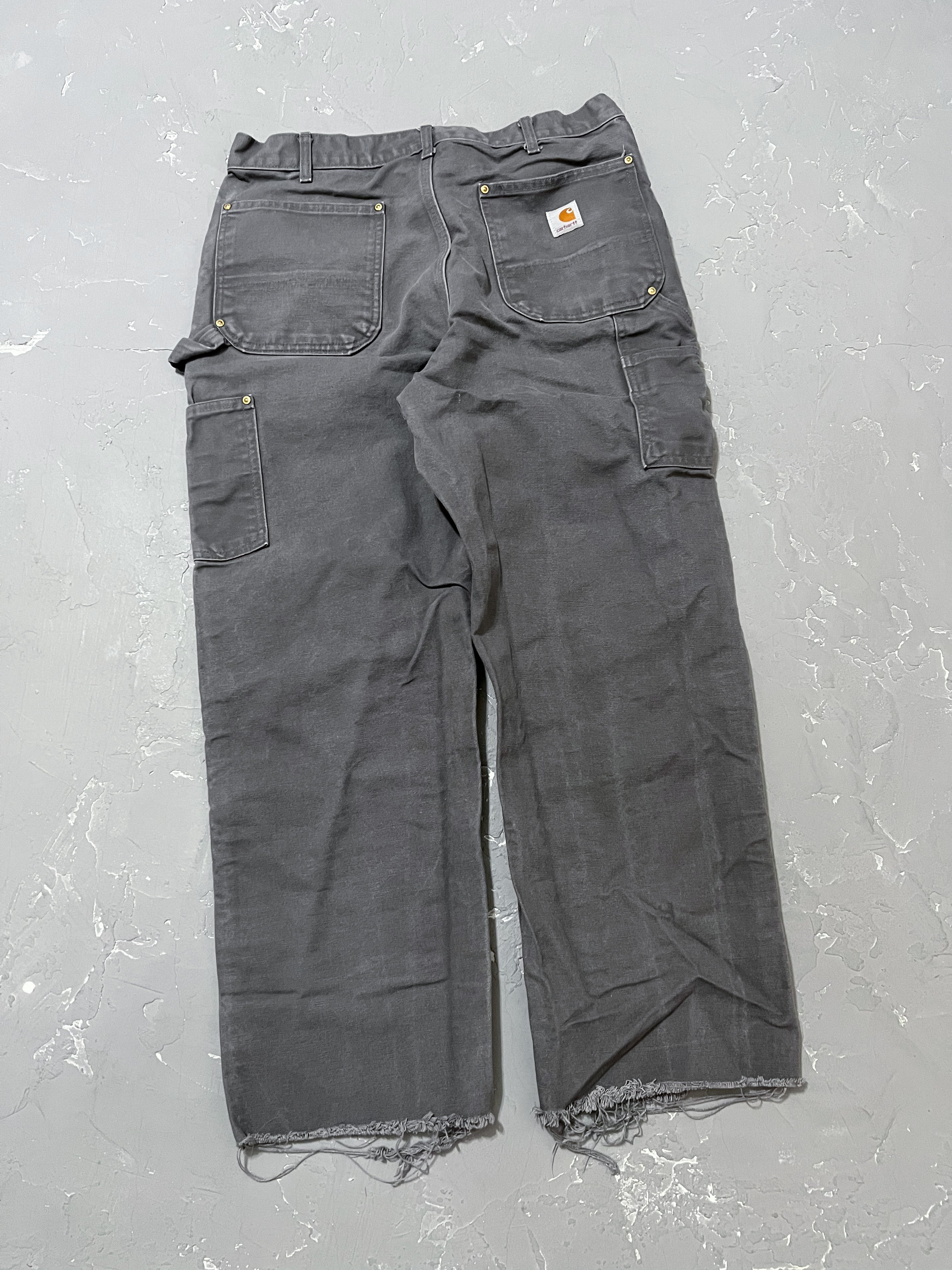 Carhartt Slate Gray Double Knee Pants [33 x 30]