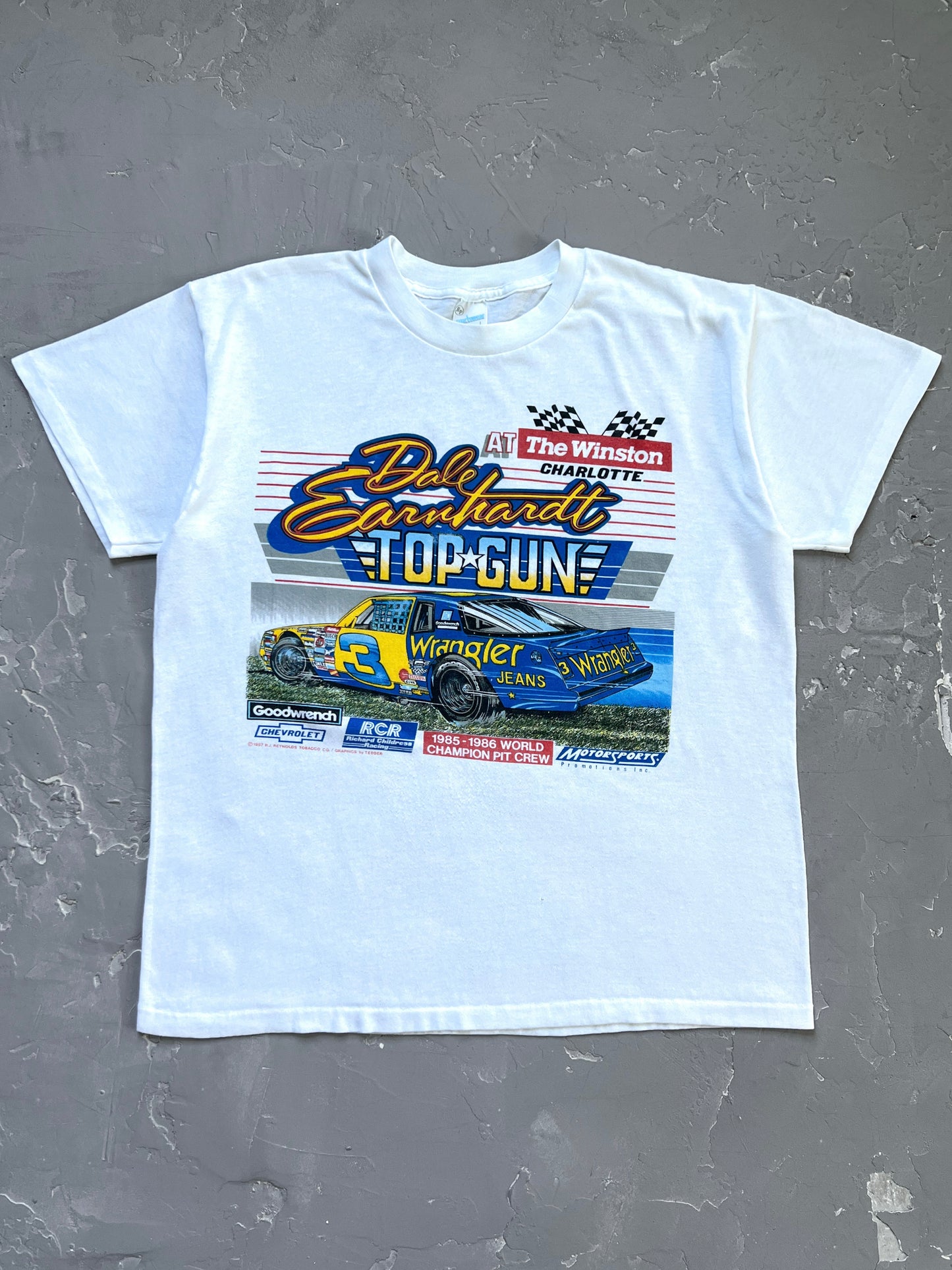 1986 Dale Earnhardt Racing Tee [L]