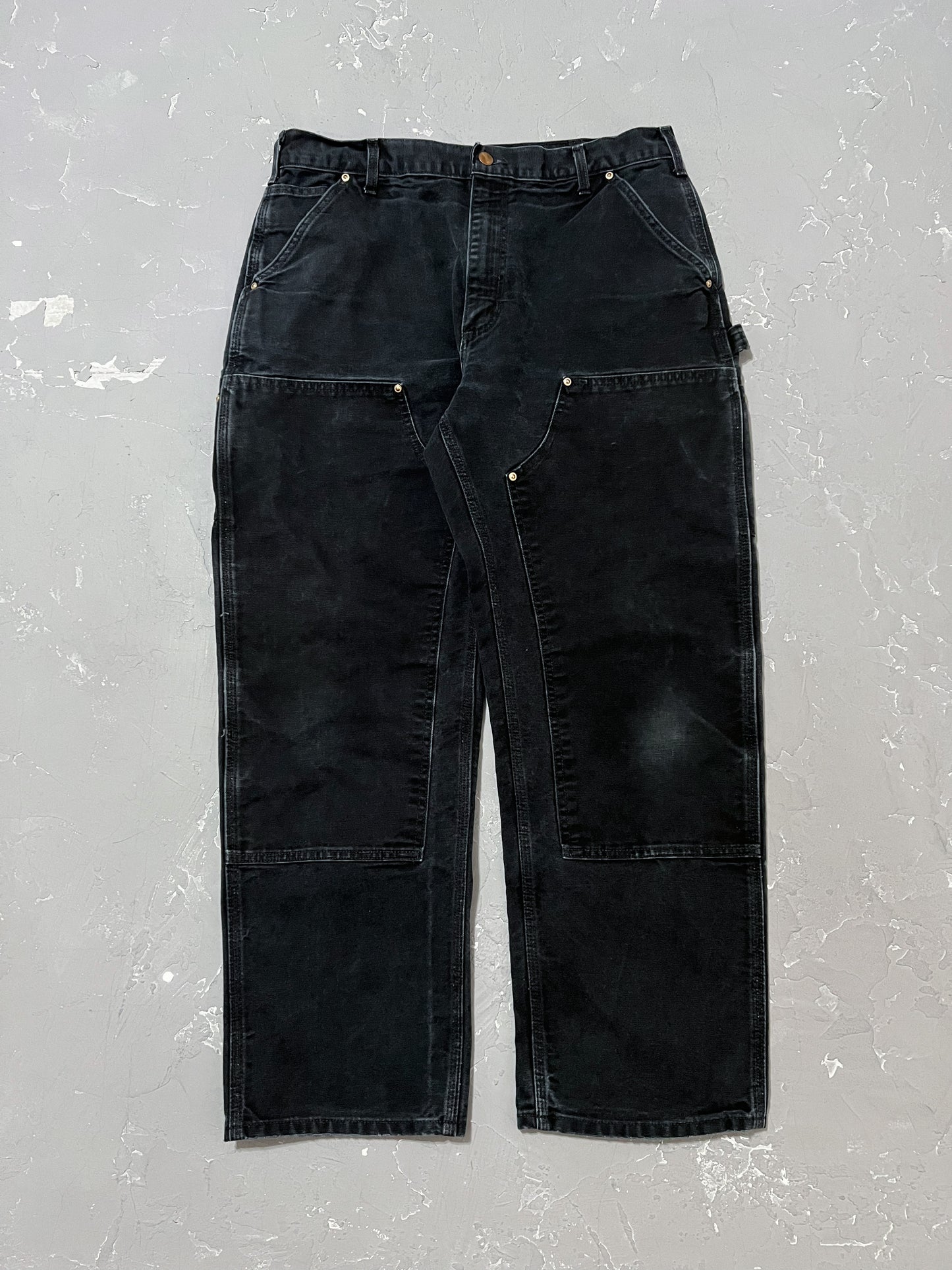 Carhartt Faded Black Double Knee Pants [34 x 30]