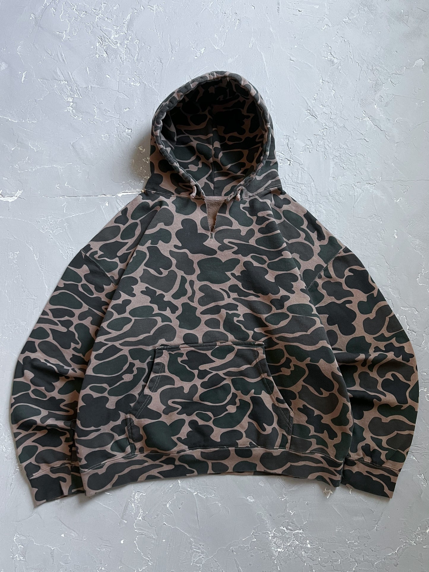 1990s Camouflage Hoodie [XL]