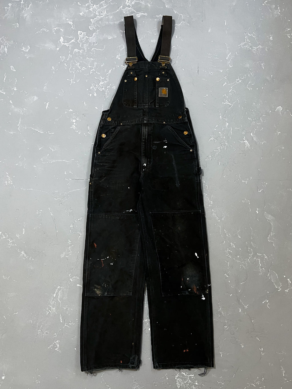 Carhartt Black Painted Overalls [30 x 30]