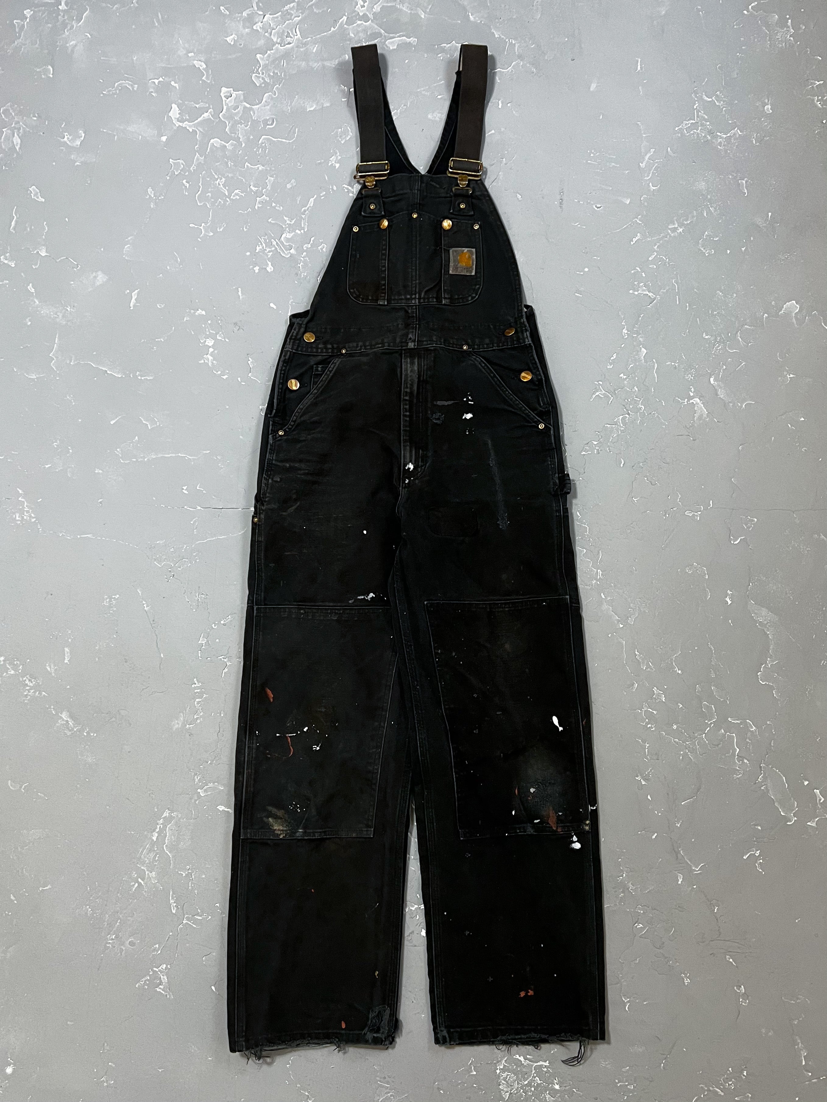 Carhartt Black Painted Overalls [30 x 30]