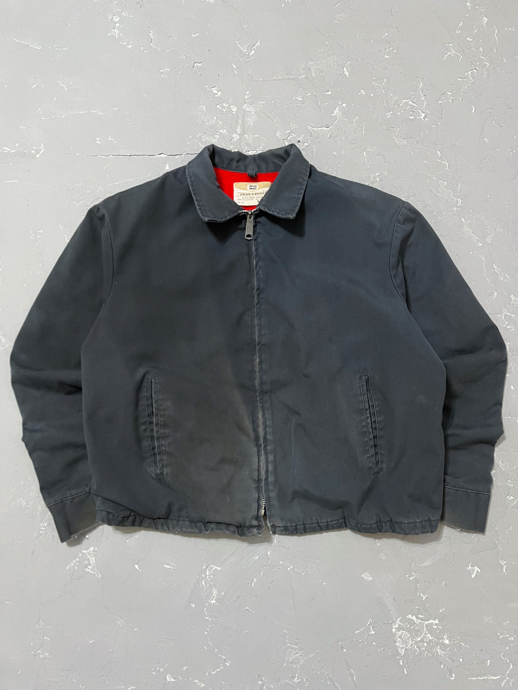 1980s Faded Charcoal Work Jacket [L]