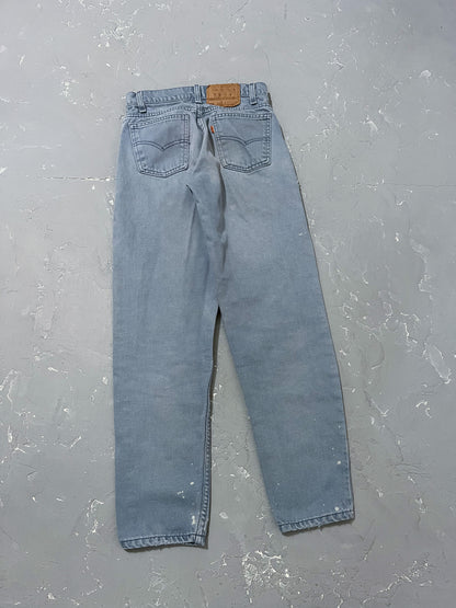 1990s Washed Blue Levi’s 550 Orange Tabs [27 x 30]