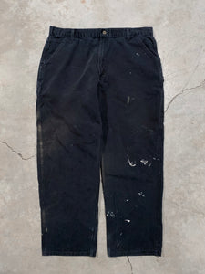 Carhartt Faded Black Painted Carpenter Pants [38 x 31]