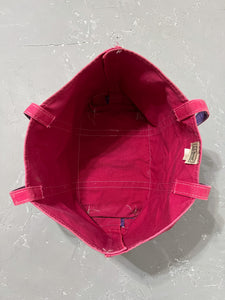 1990s Pink/Purple L.L. Bean Boat & Tote Bag