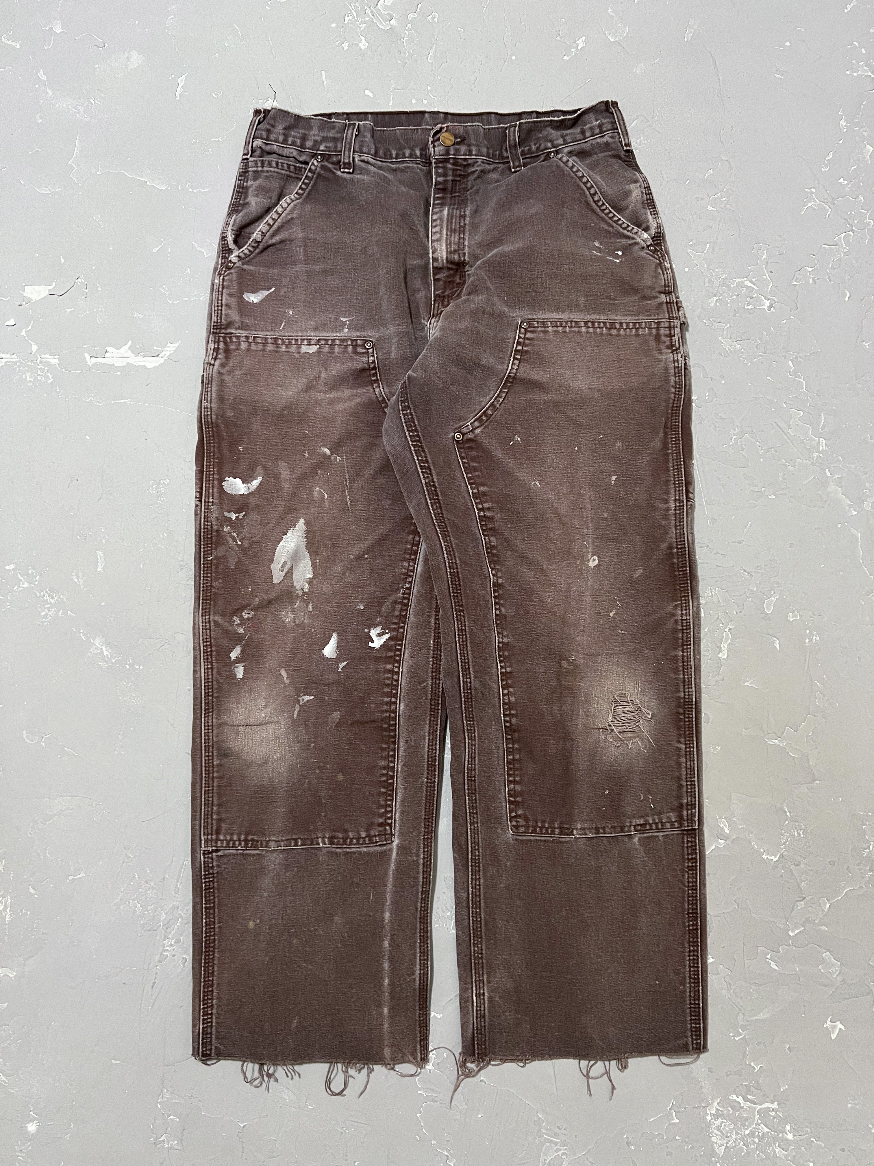 Carhartt Faded Mocha Painted Double Knee Pants [33 x 30]