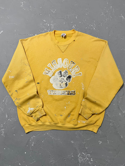 1980s Sun Faded & Painted “Missouri” Russell Athletic Sweatshirt [L/XL]