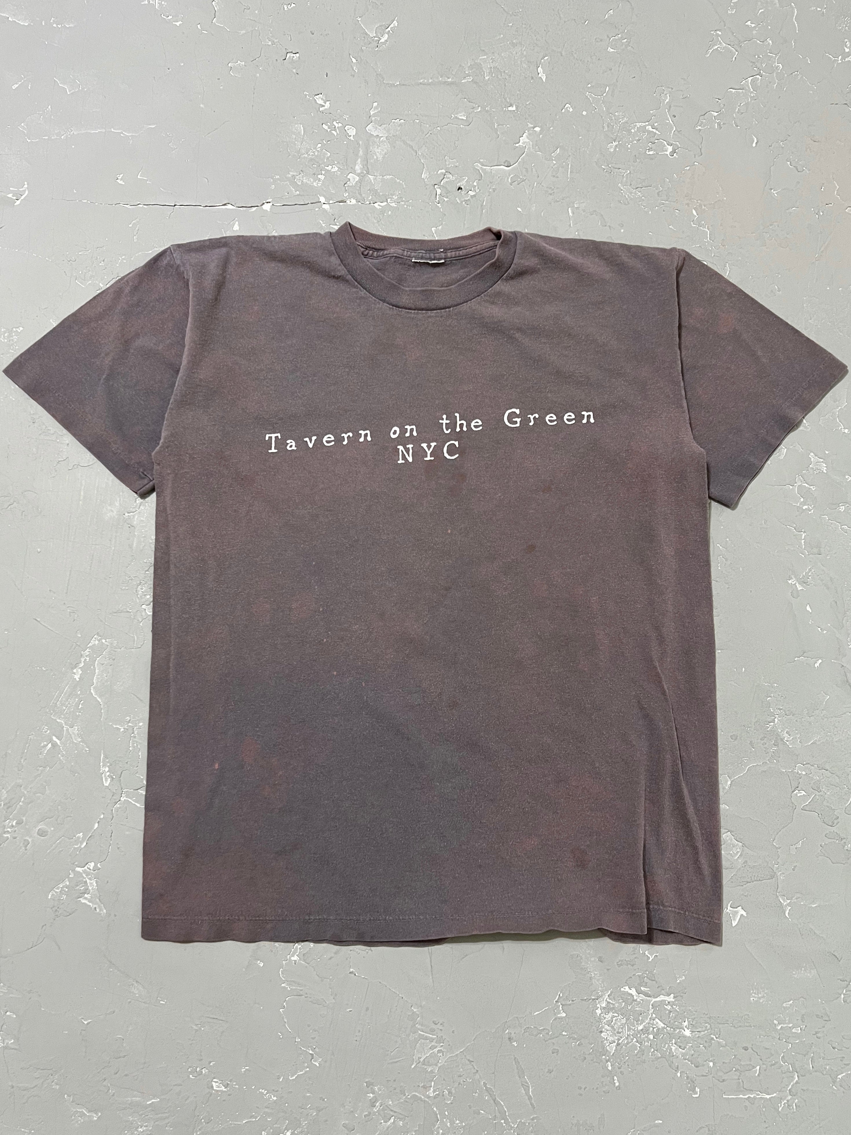 1990s Sun Bleached “Tavern on the Green” Tee [L]