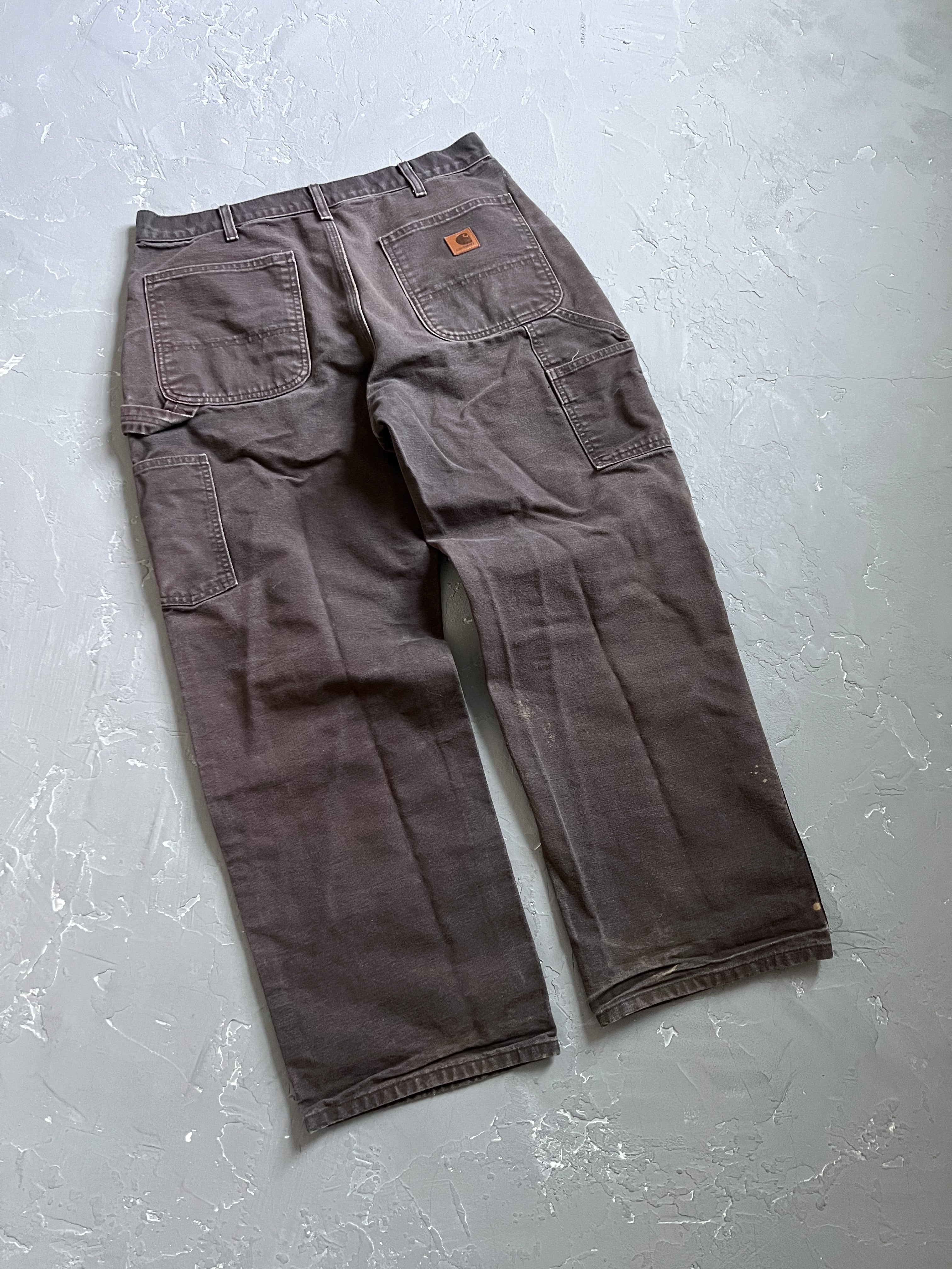 Carhartt Faded Mocha Carpenter Pants [34 x 30]