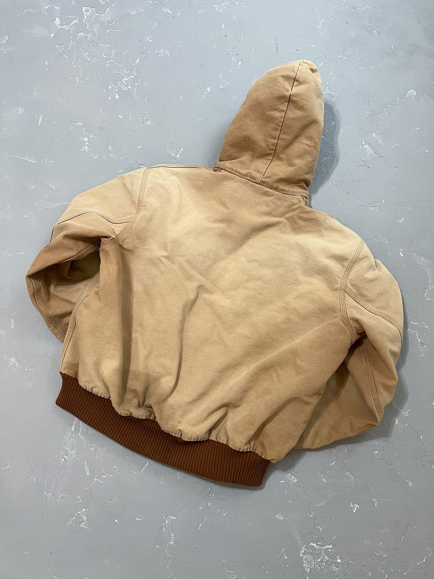 1990s Carhartt Sun Faded Hooded Jacket [XL]