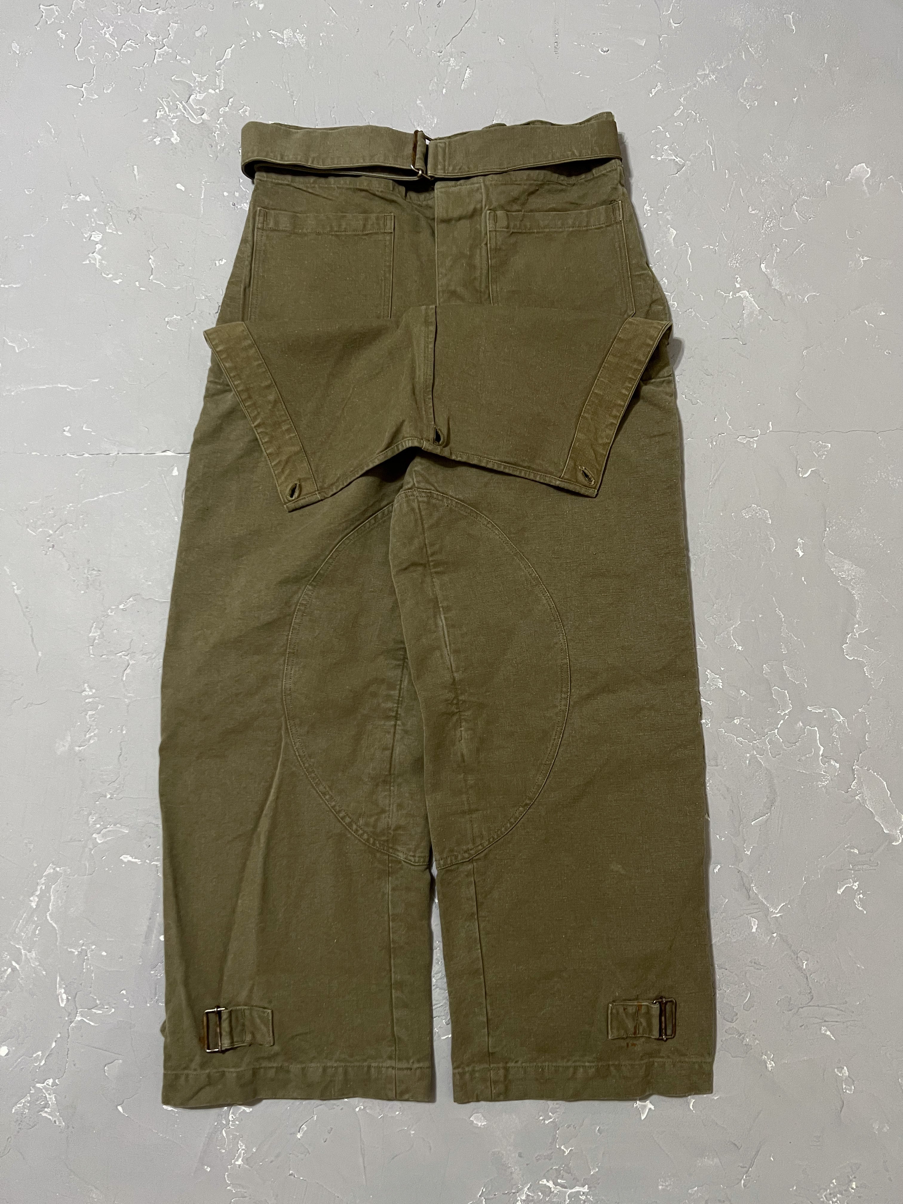 1940s/50s French Army Dispatch Motorcycle Pants [26-34 x 30]