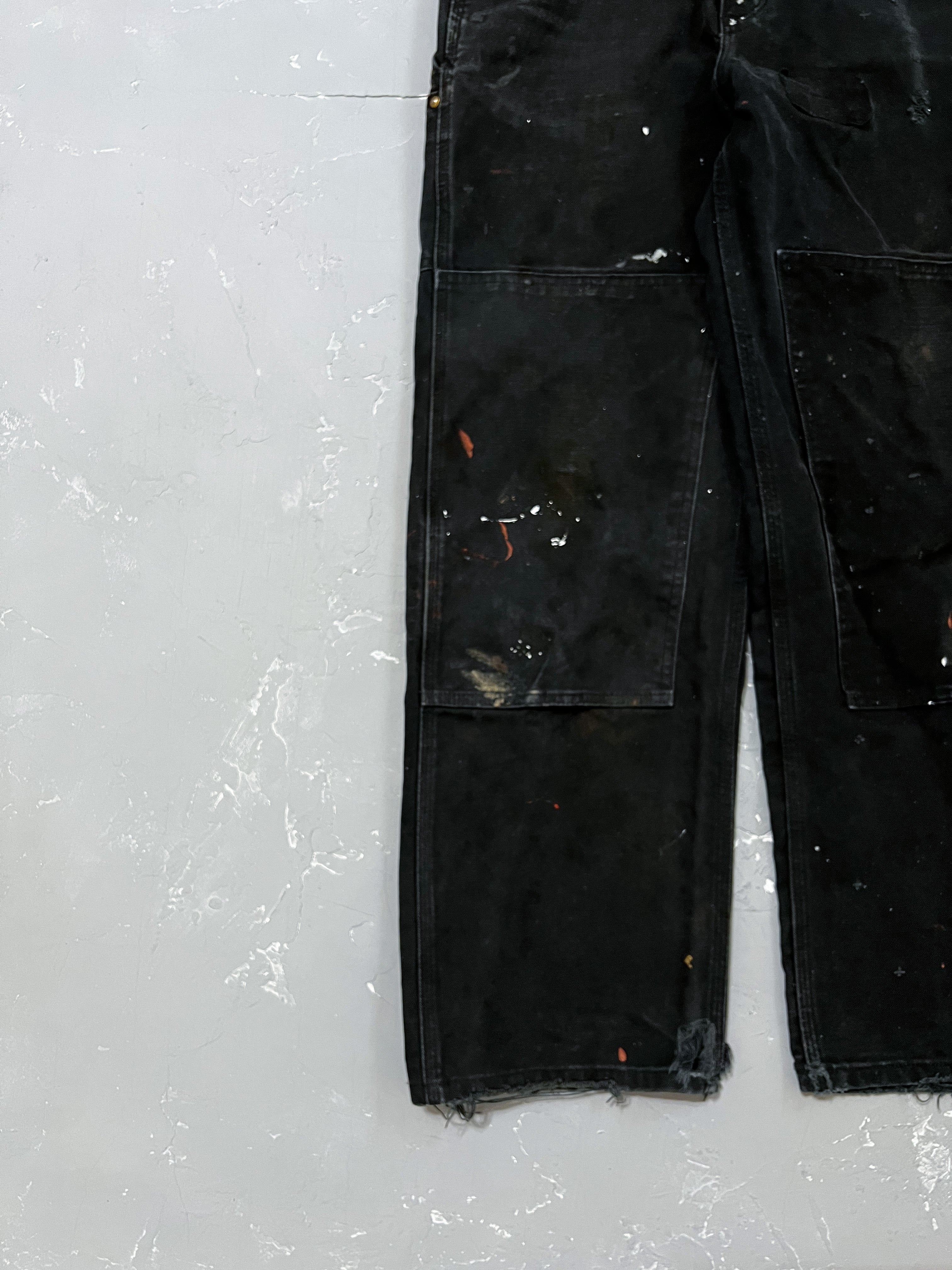 Carhartt Black Painted Overalls [30 x 30]