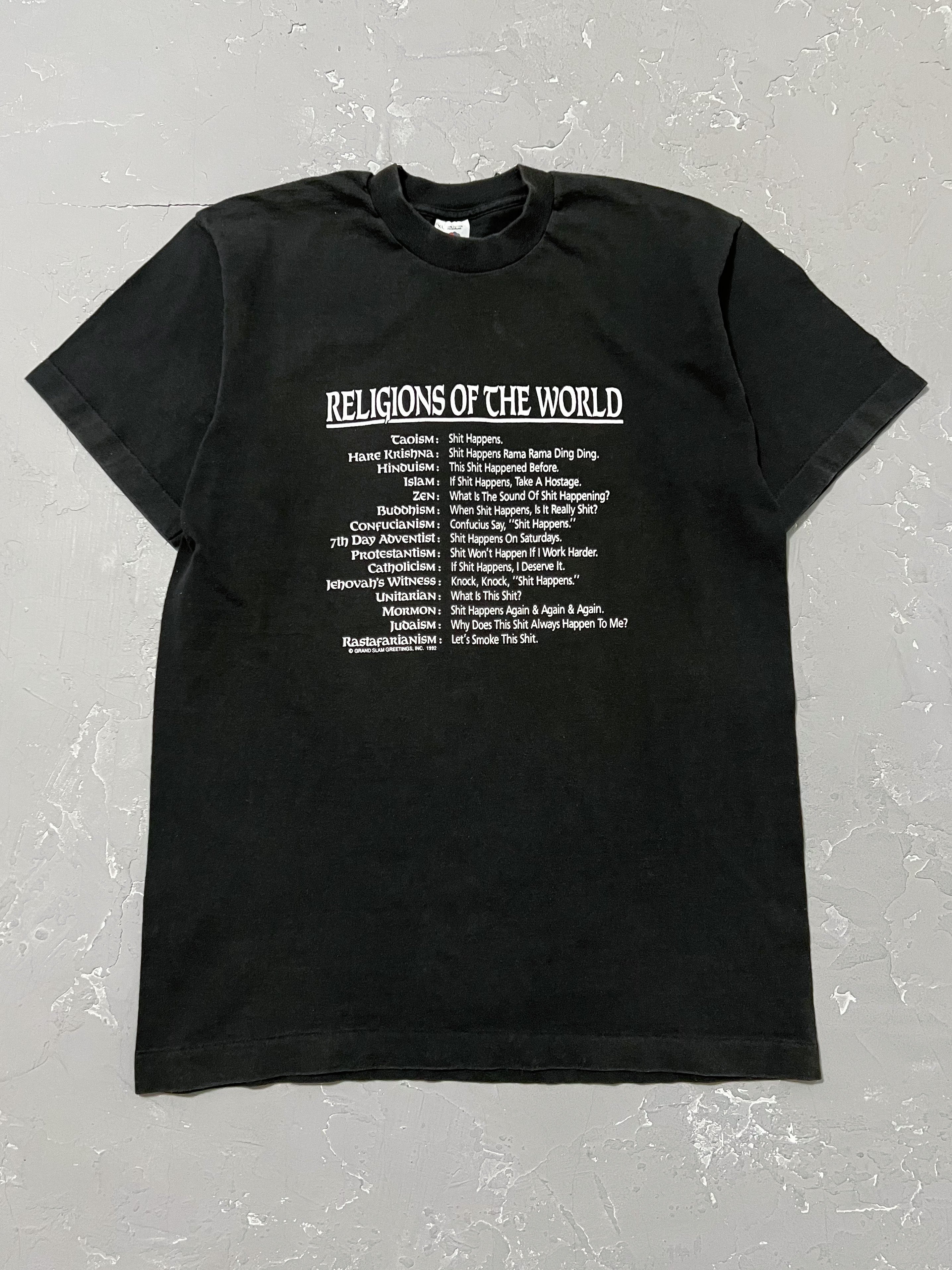 1990s “Religions of the World” Tee [L]
