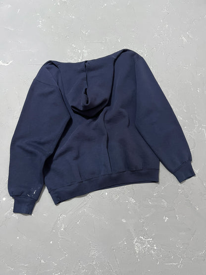 1980s Sun Faded Navy Russell Athletic Hoodie [M]