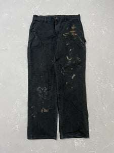 Carhartt Black Painted Carpenter Pants [34 x 32]