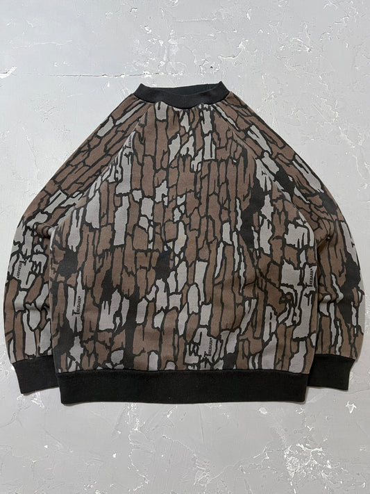 1980s Camouflage Sweatshirt [L]