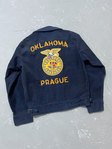 1970s “Prague Oklahoma” Corduroy FFA Jacket [S]