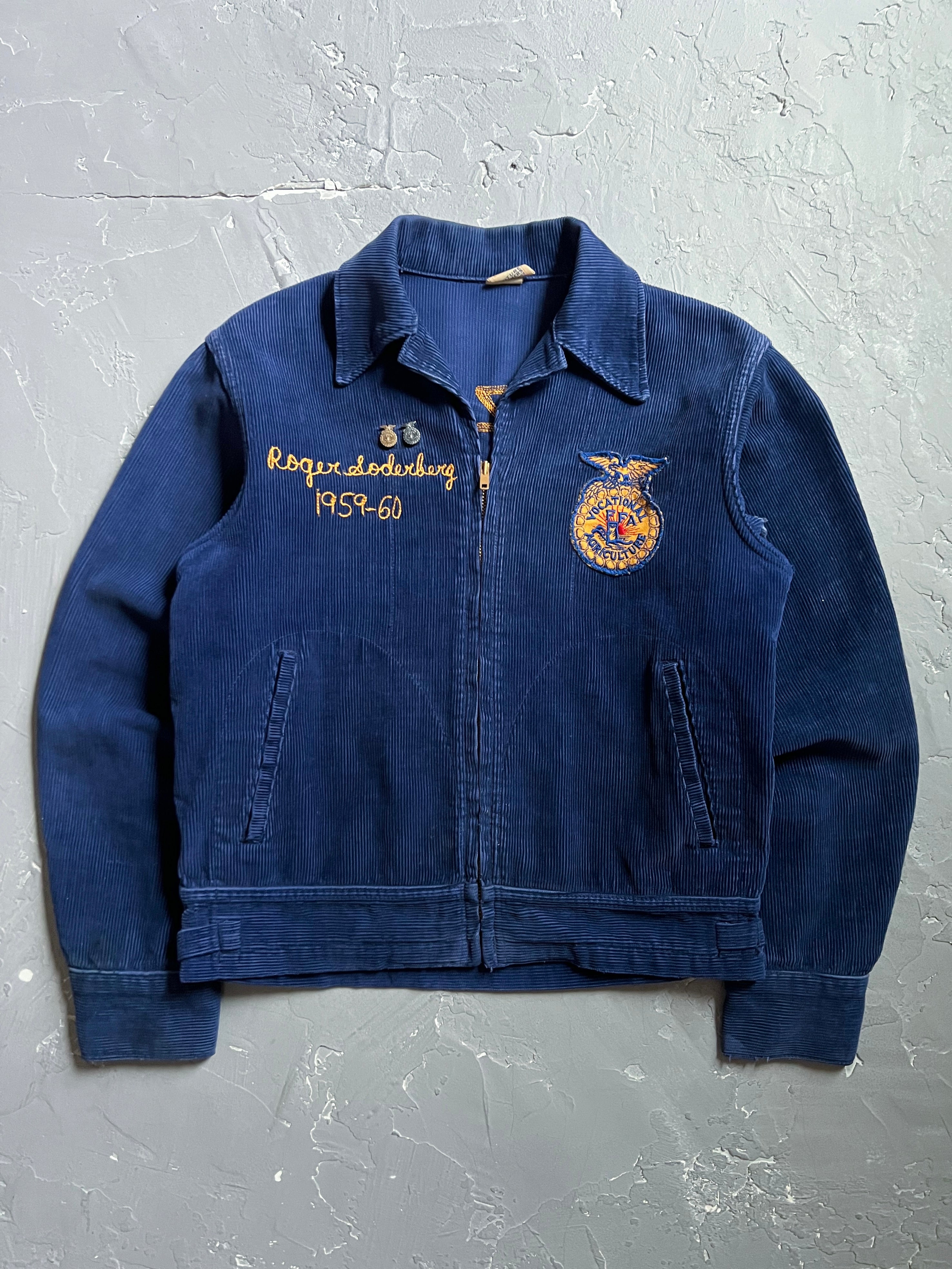1960 “Washington Arizona” Corduroy FFA Jacket [M] – From The Past