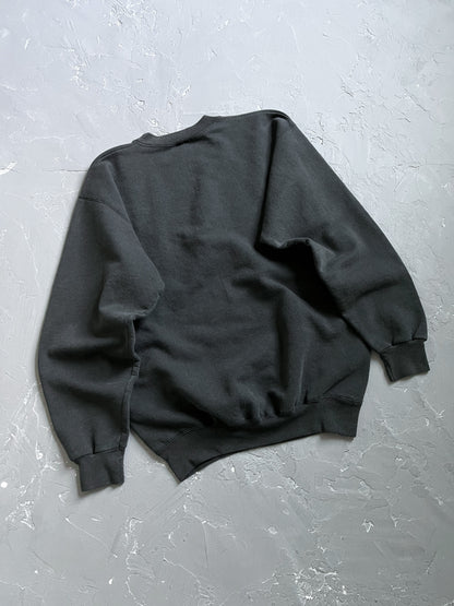 1990s Faded Black BMW Sweatshirt [L]