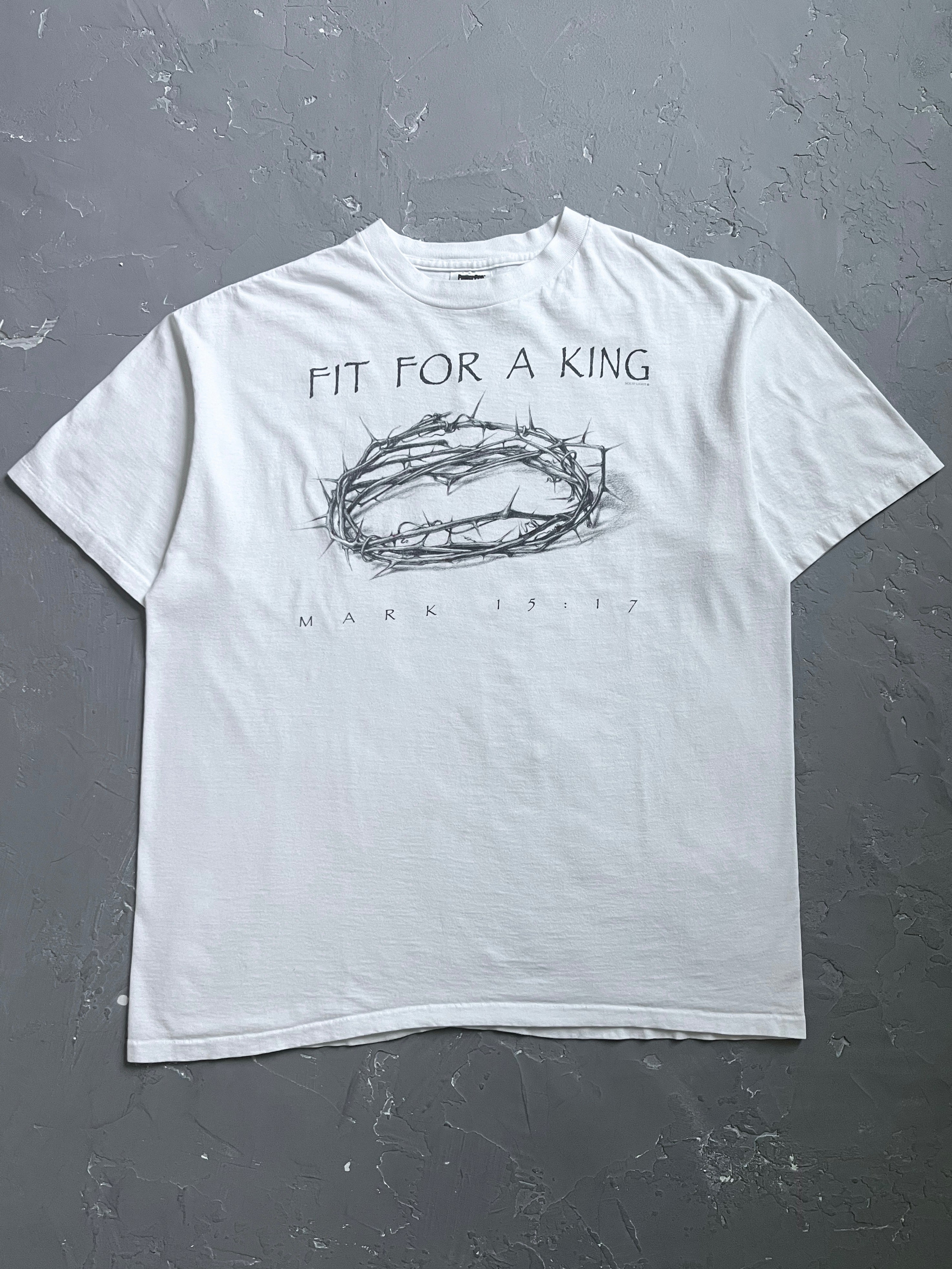 1990s “Fit For A King” Jesus Tee [XL]