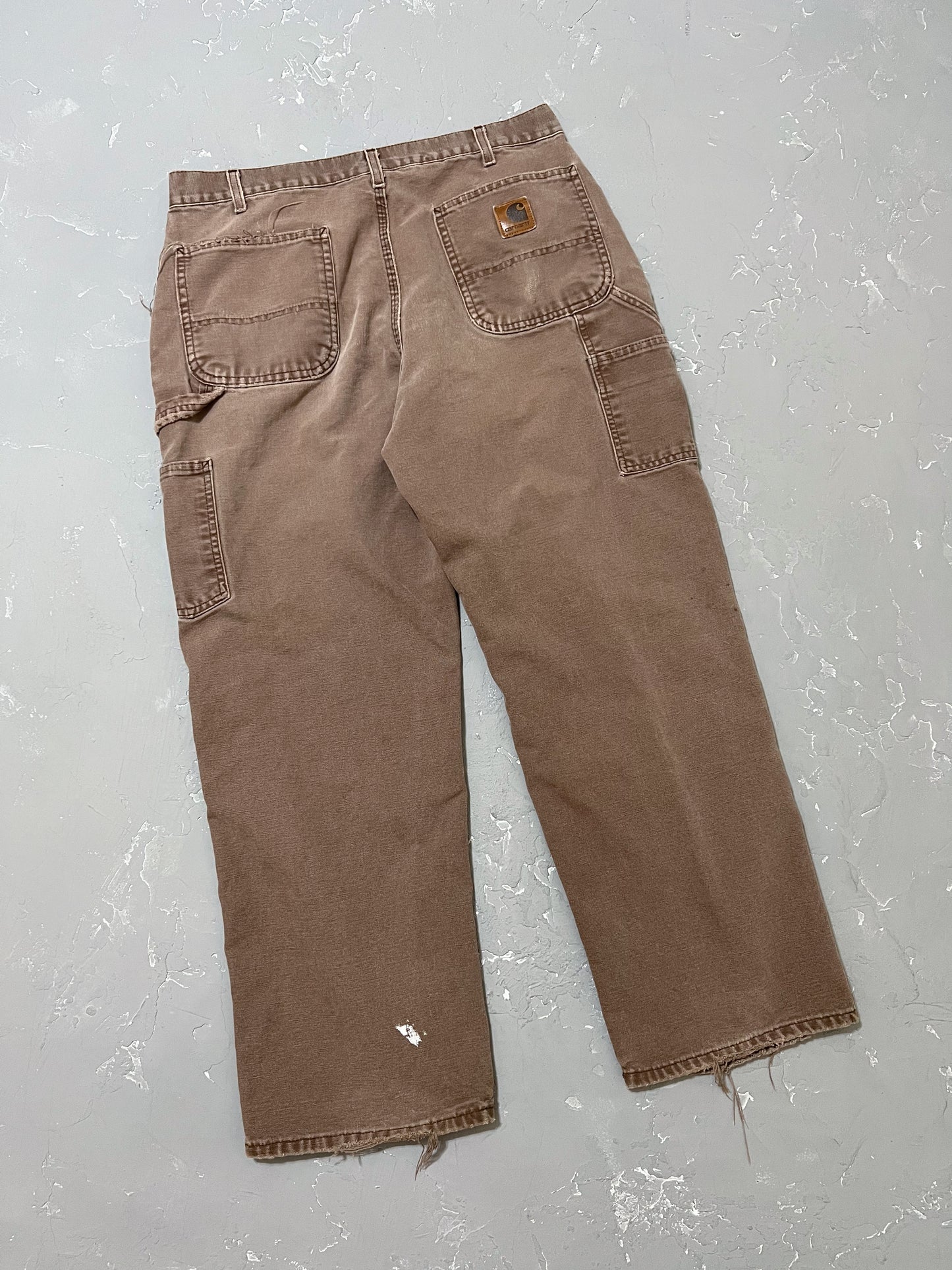 Carhartt Faded Mocha Carpenter Pants [34 x 30]