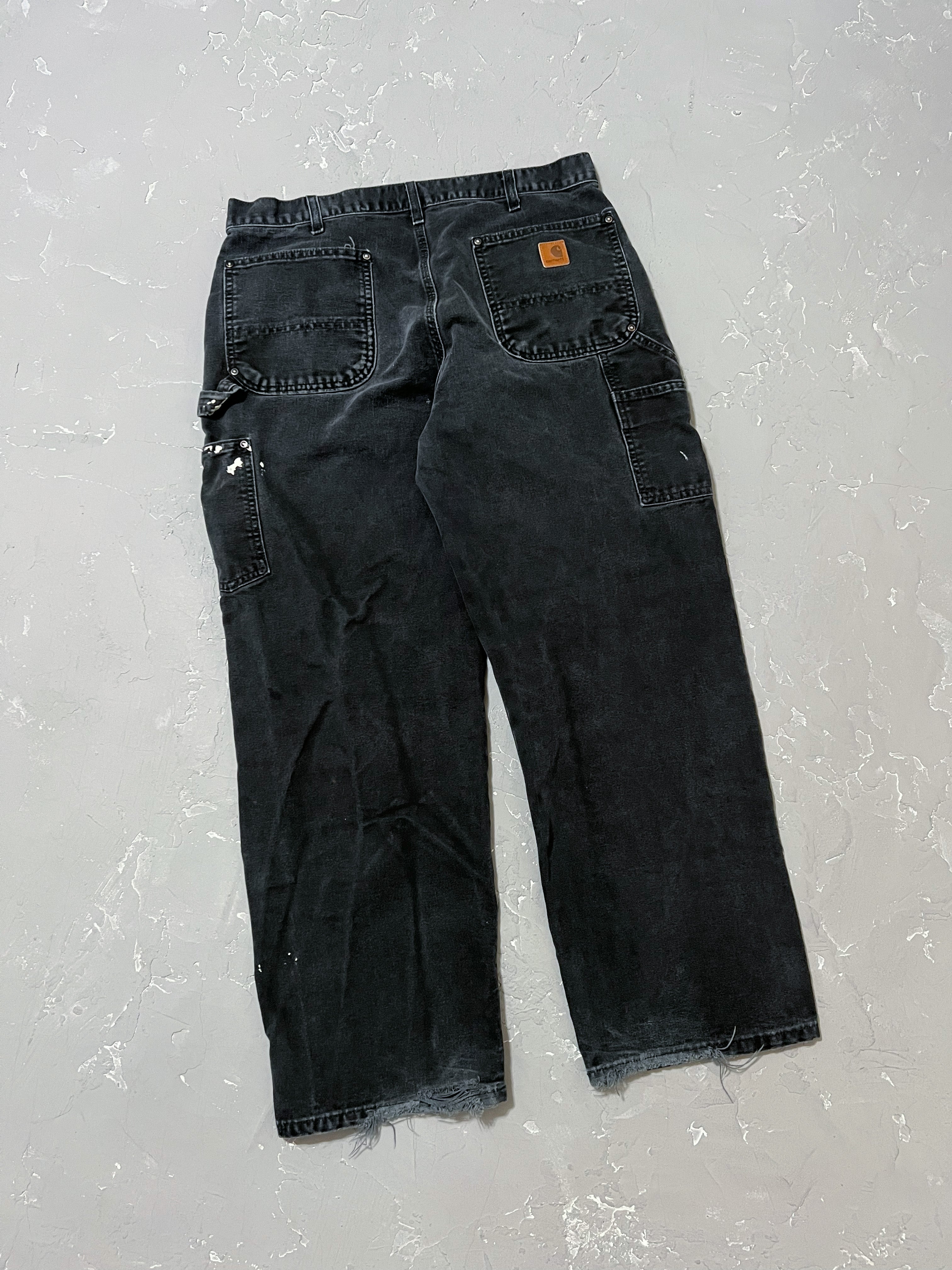 Carhartt Faded Black Double Knee Pants [35 x 30]