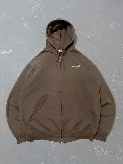 1990s Carhartt Zip Up Hoodie [L]