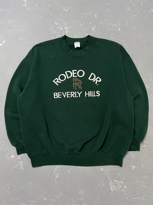 1990s Rodeo Drive Rolls Royce Sweatshirt [XL]