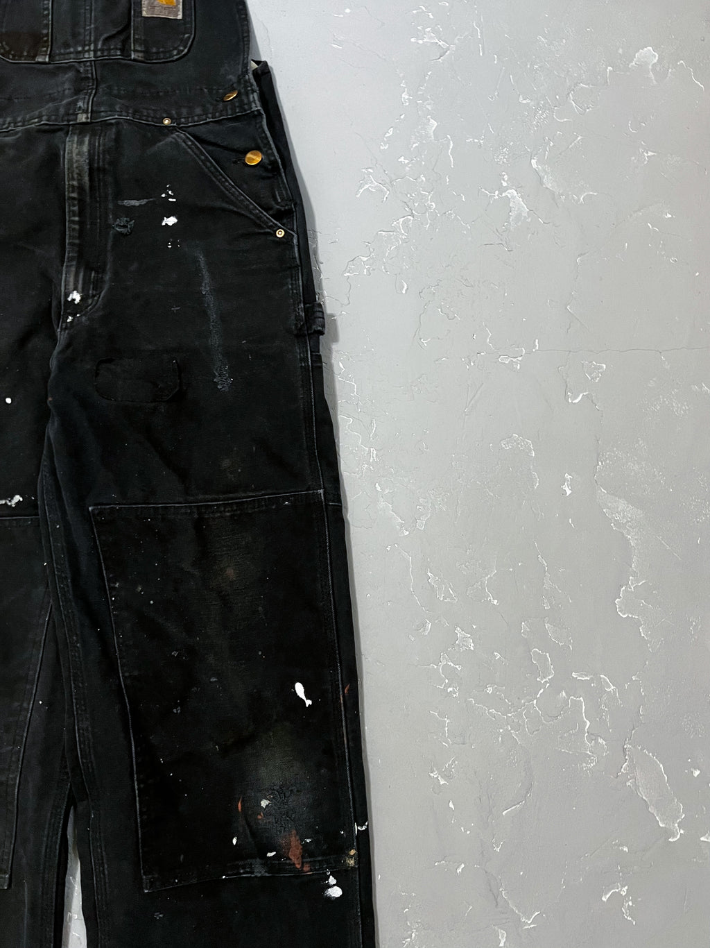 Carhartt Black Painted Overalls [30 x 30]