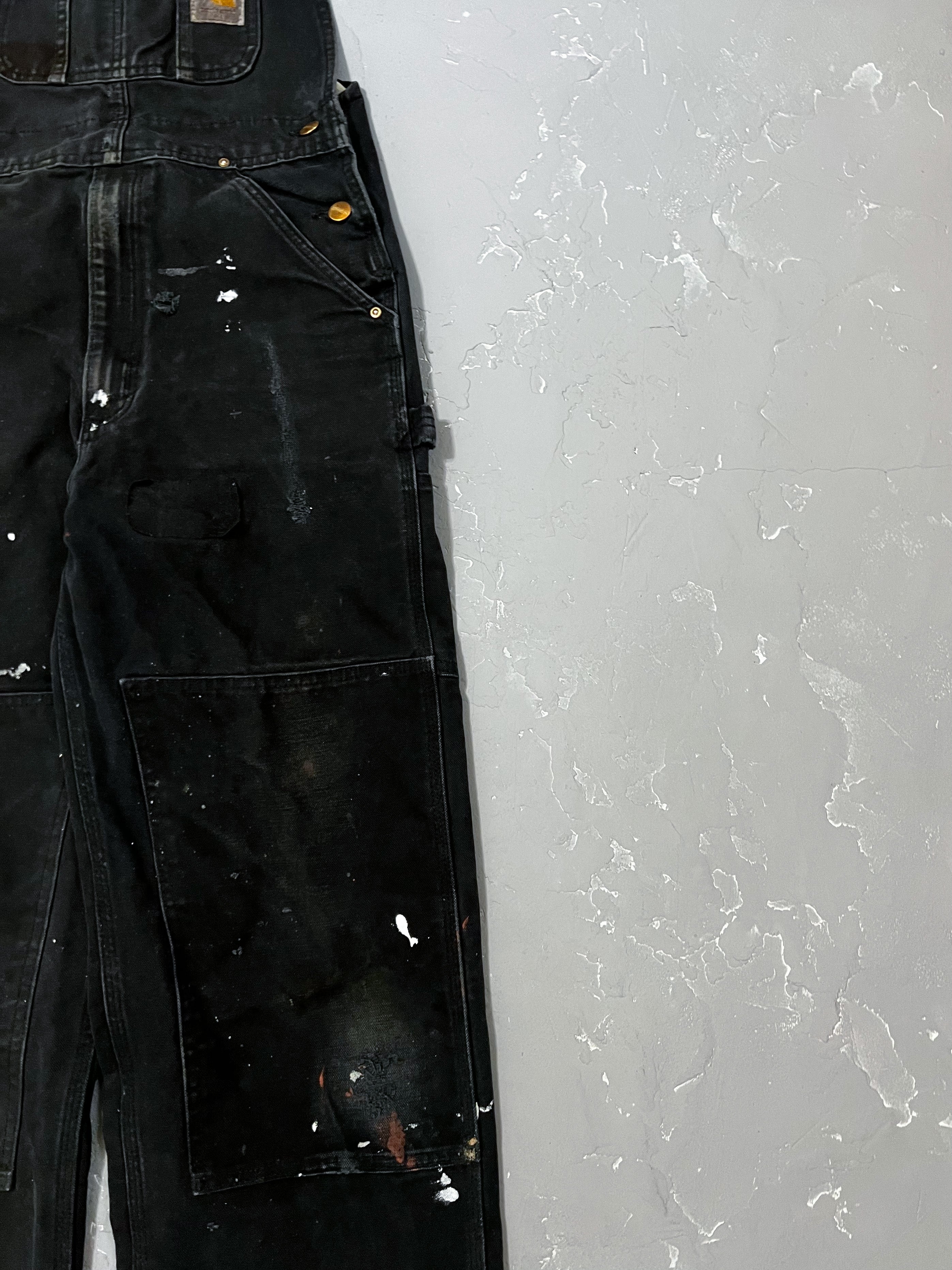 Carhartt Black Painted Overalls [30 x 30]